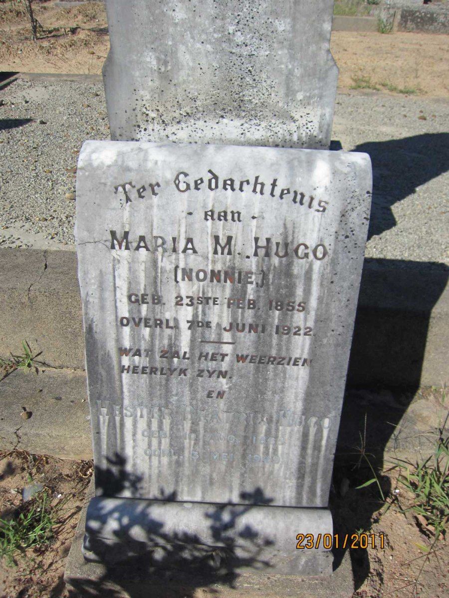 HUGO Maria M. 1855-1922