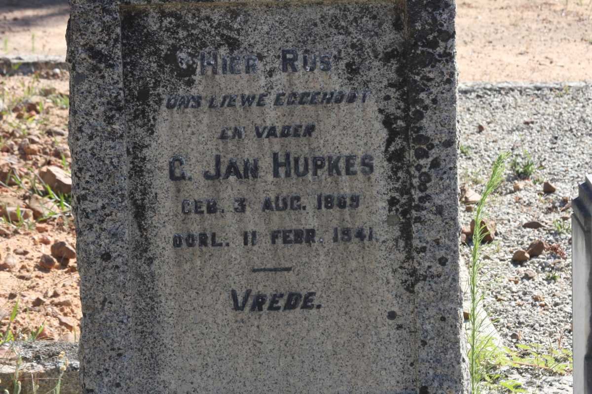 HUPKES G. Jan 1869-1941