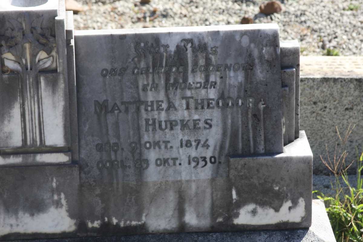 HUPKES Matthea Theodora 1874-1930