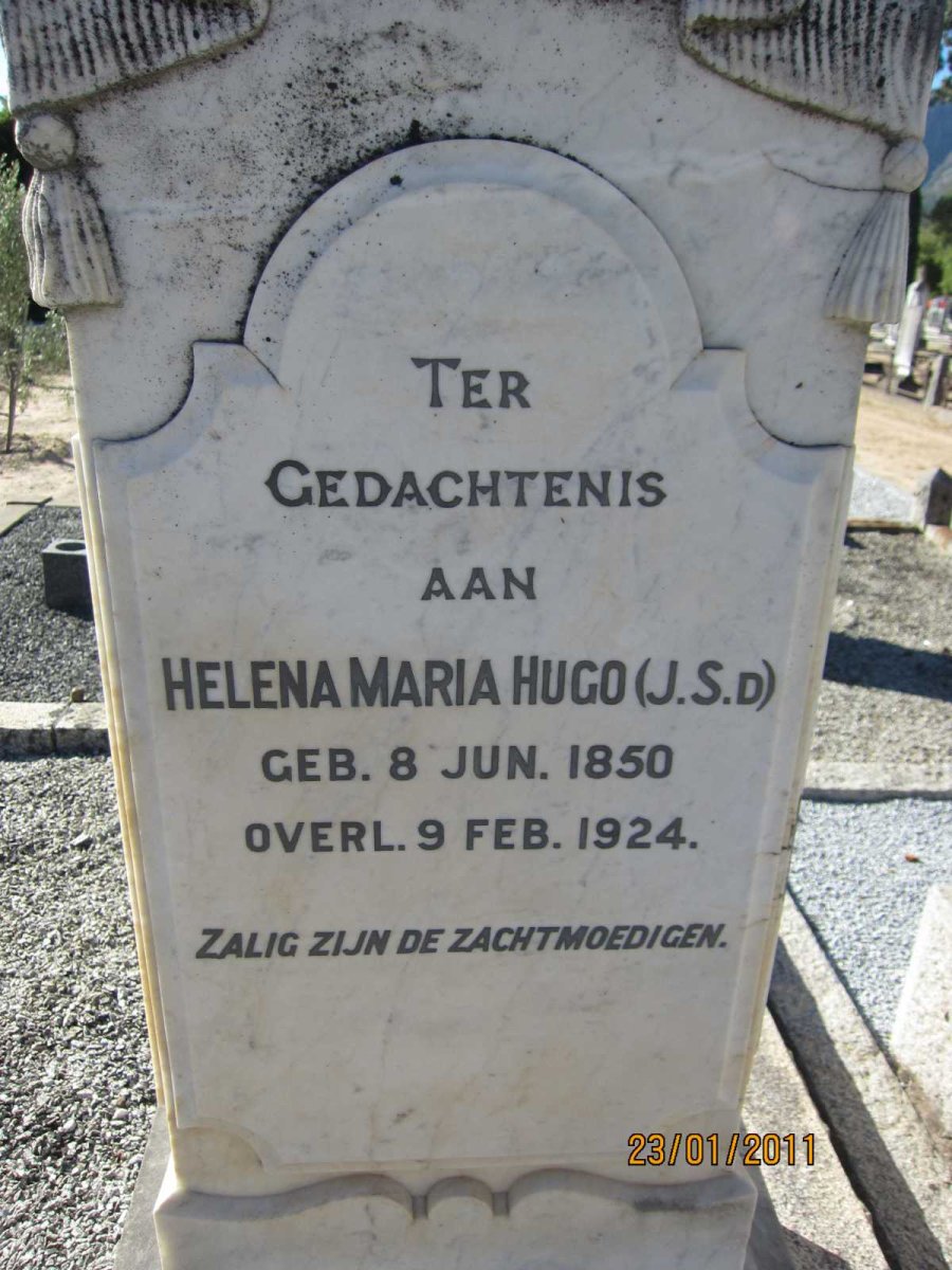 HUGO Helena Maria 1850-1924