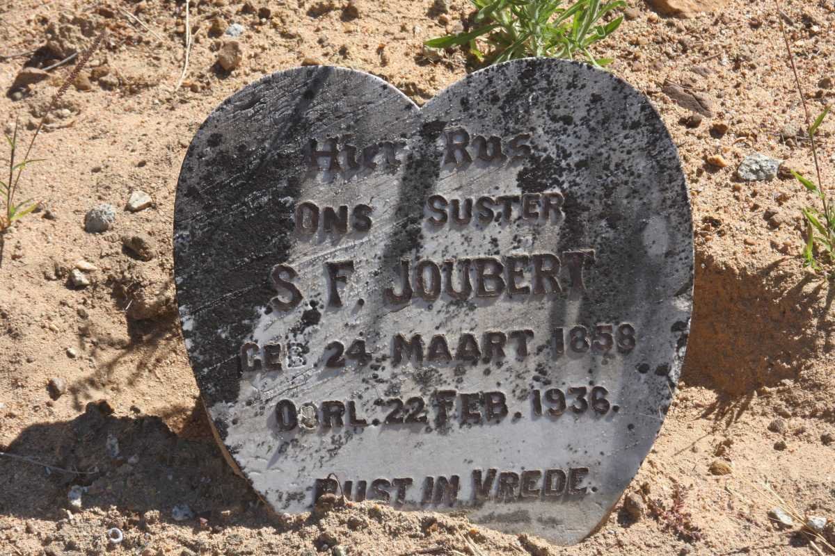 JOUBERT S.F. 1858-1936