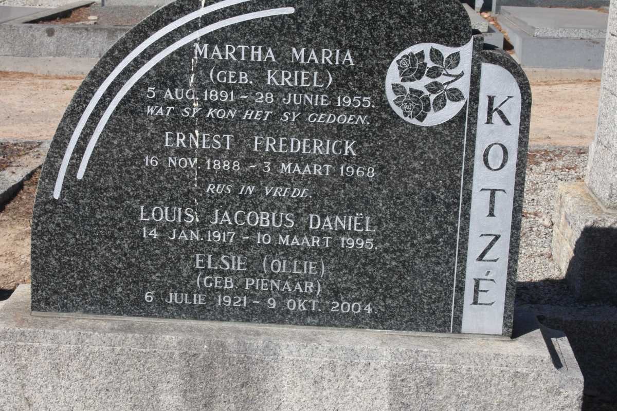 KOTZE :: KRIEL :: PIENAAR
