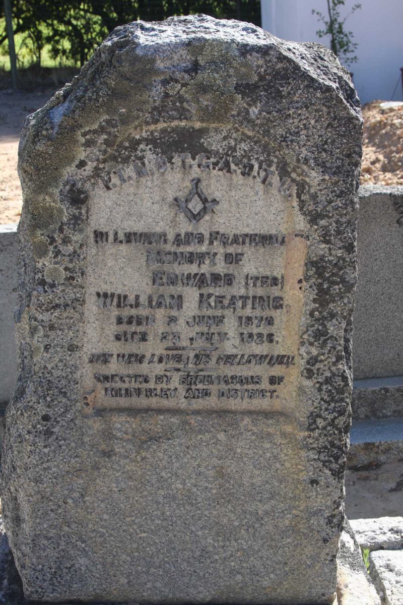 KEATING Edward William 1870-1926