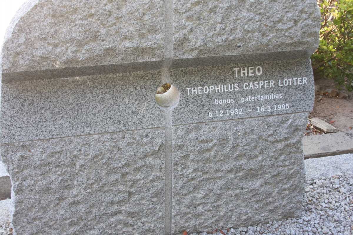 LÖTTER Theophilus Casper 1932-1995