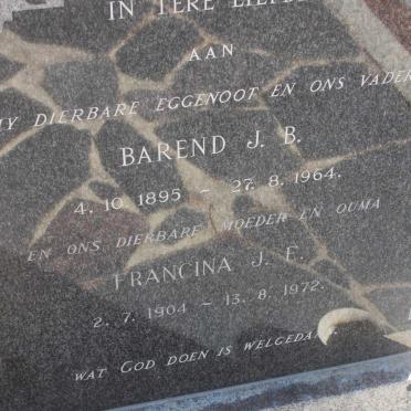 LILL Barend J.B., van 1895-1964 &amp; Francina J.E. 1904-1972