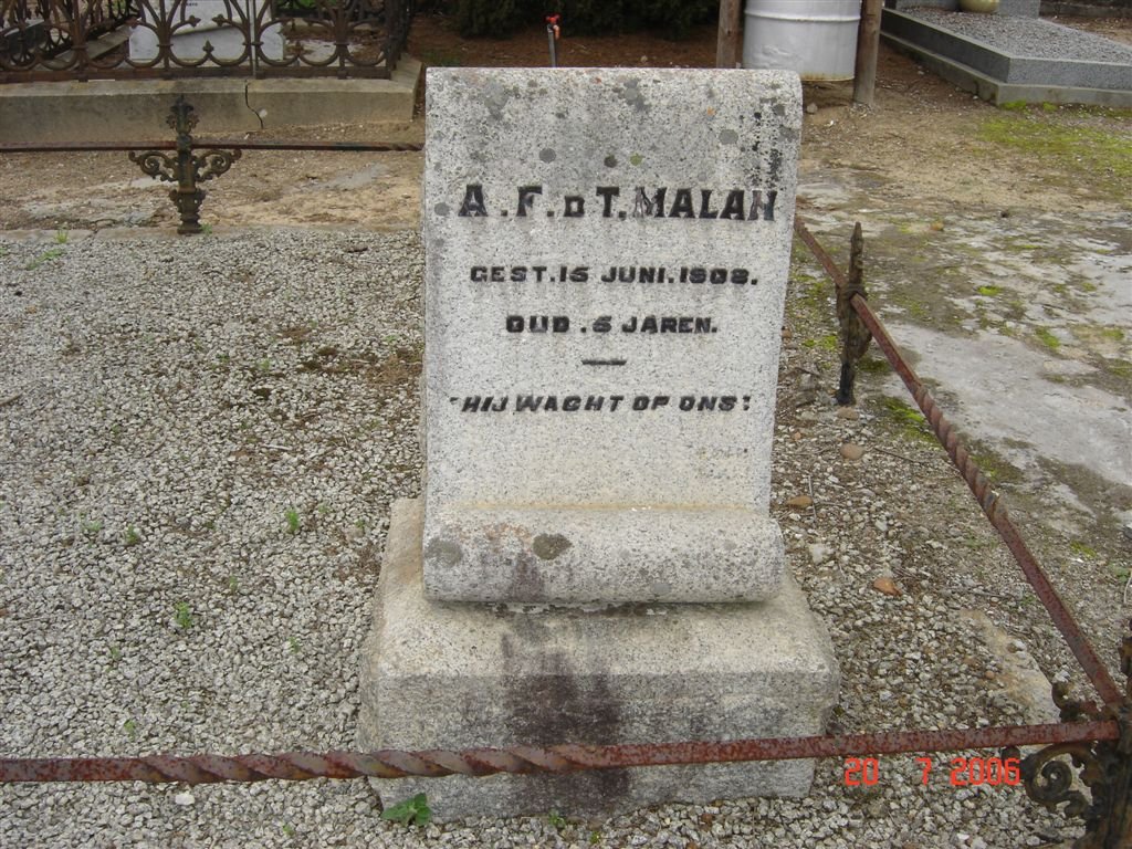 MALAN A.F. dT. -1909