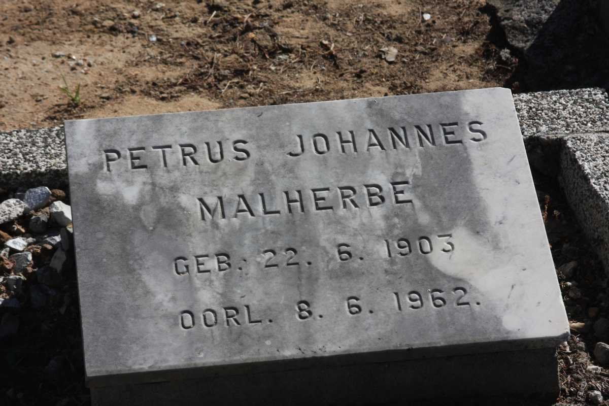 MALHERBE Petrus Johannes 1903-1962