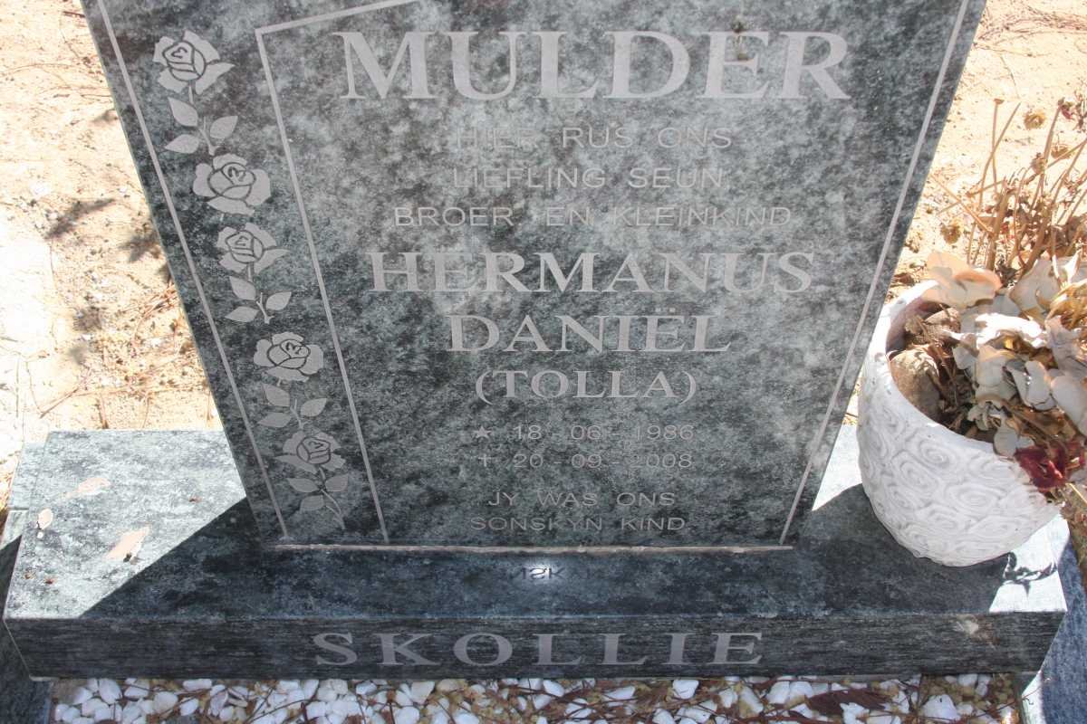 MULDER Hermanus Daniël 1986-2008
