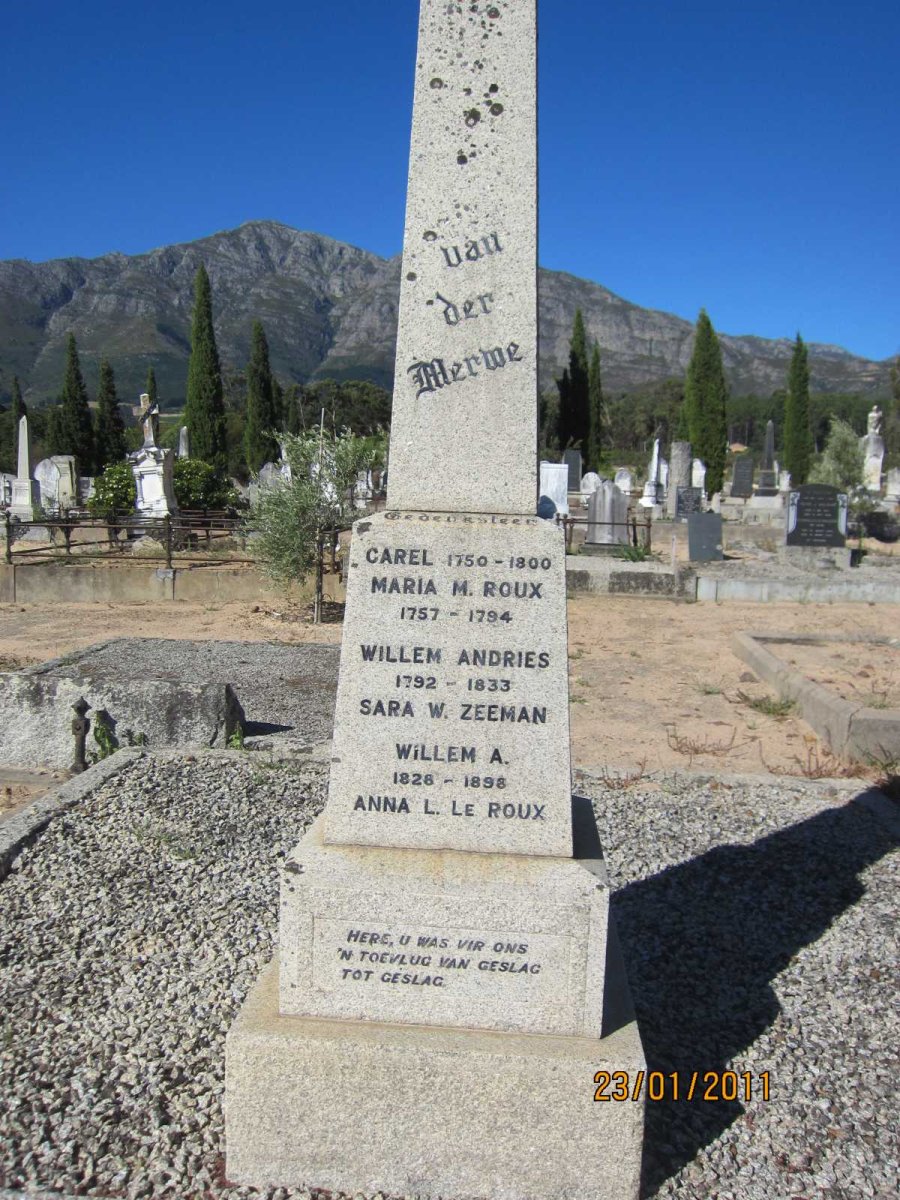 MERWE van der :: ROUX :: ZEEMAN