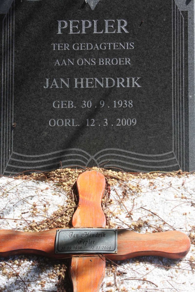 PEPLER Jan Hendrik 1938-2009