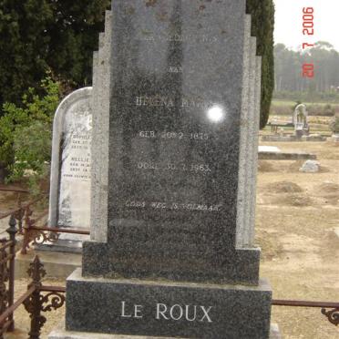 ROUX Helena Maria, le 1875-1963