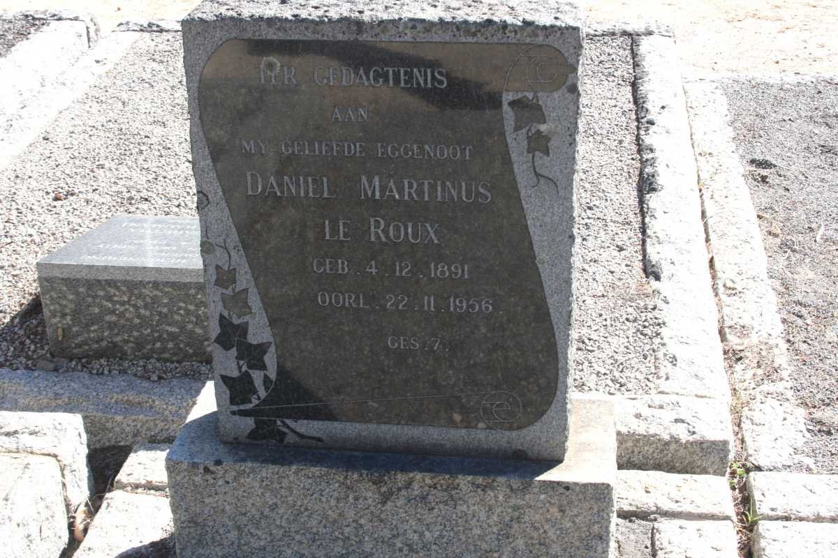 ROUX Daniel Martinus, le 1891-1956