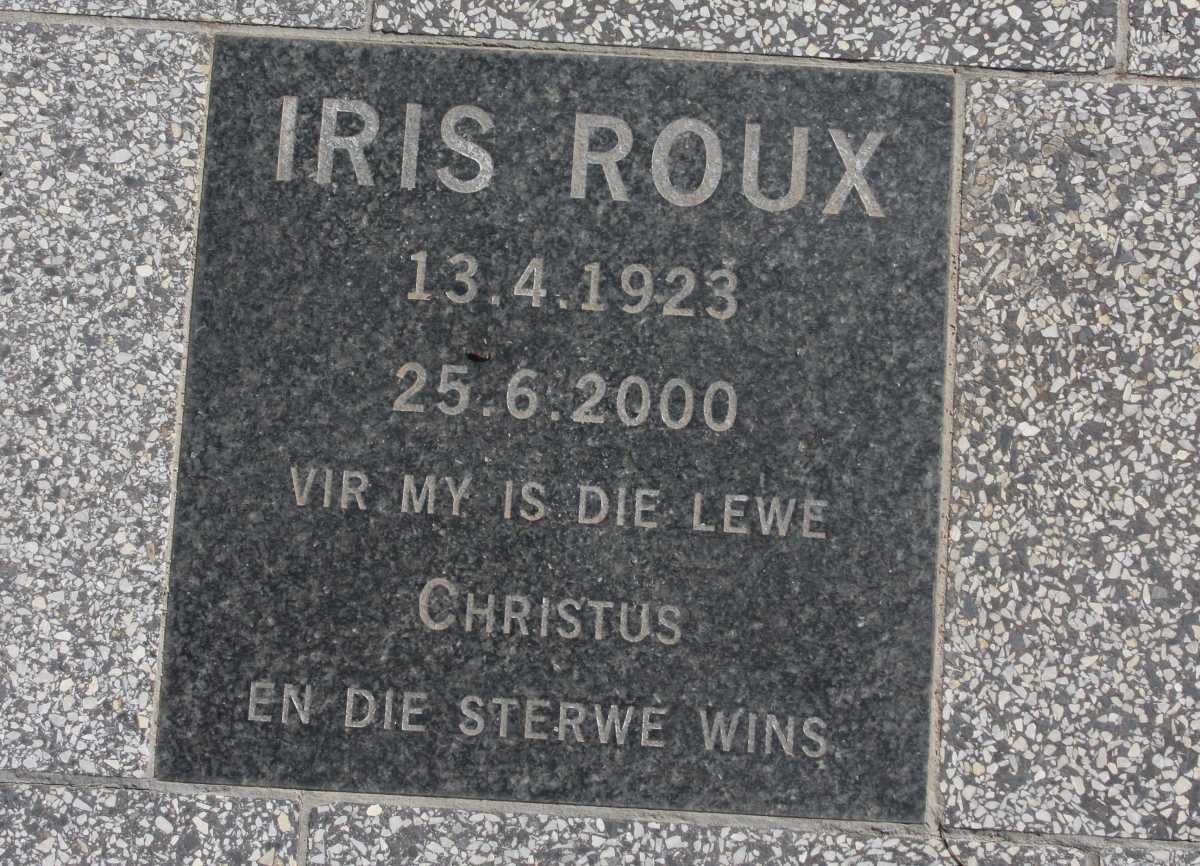 ROUX Iris 1923-2000