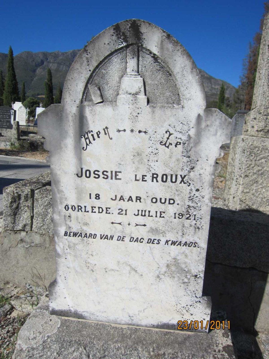 ROUX Jossie, le -1921