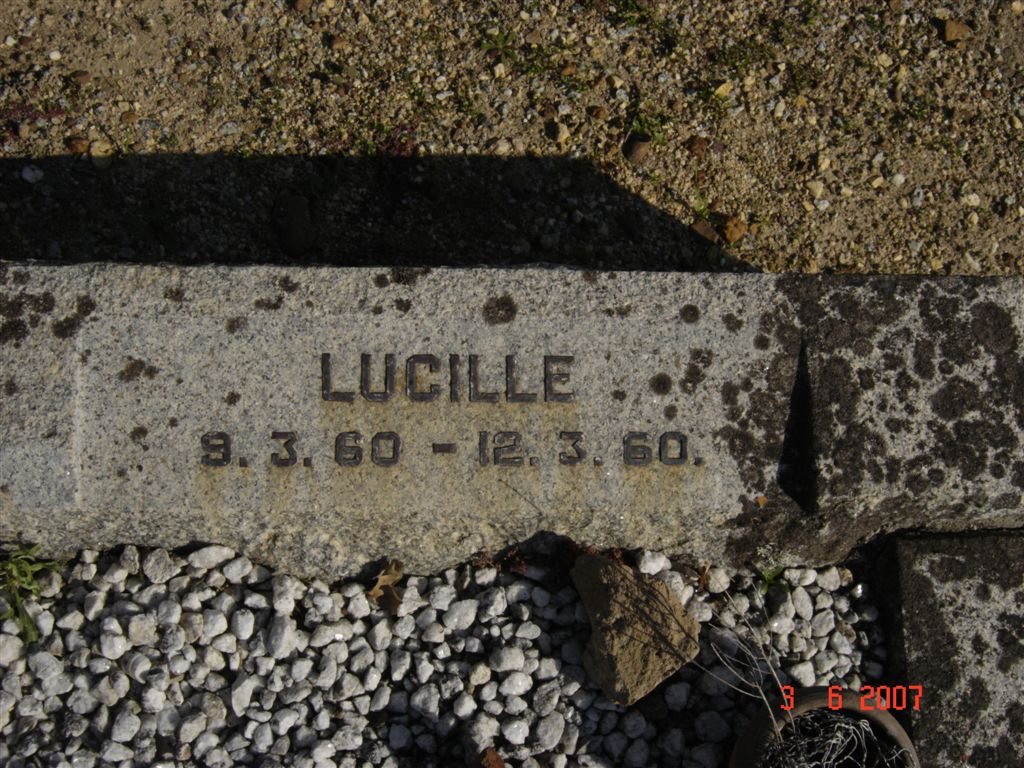 ROUX Lucille, le 1960-1960