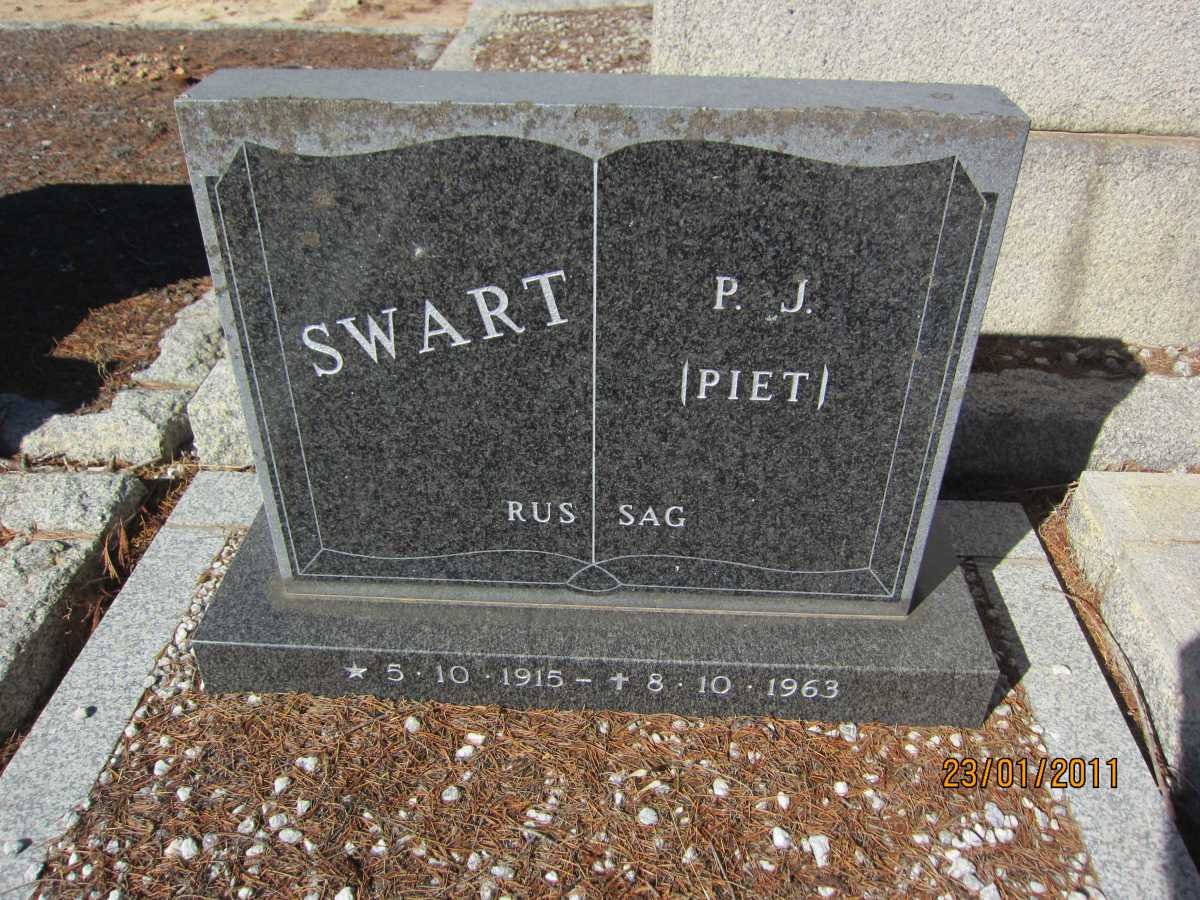 SWART P.J. 1915-1963
