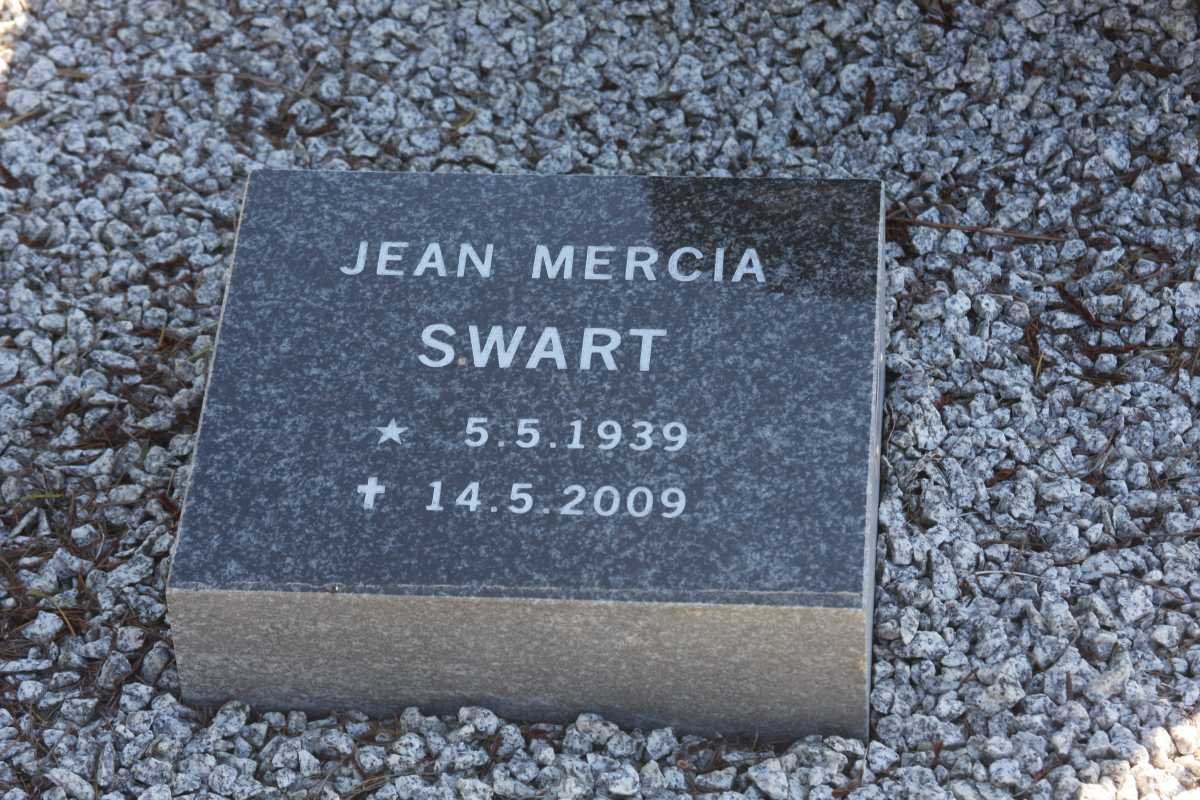 SWART Jean Mercia 1939-2009