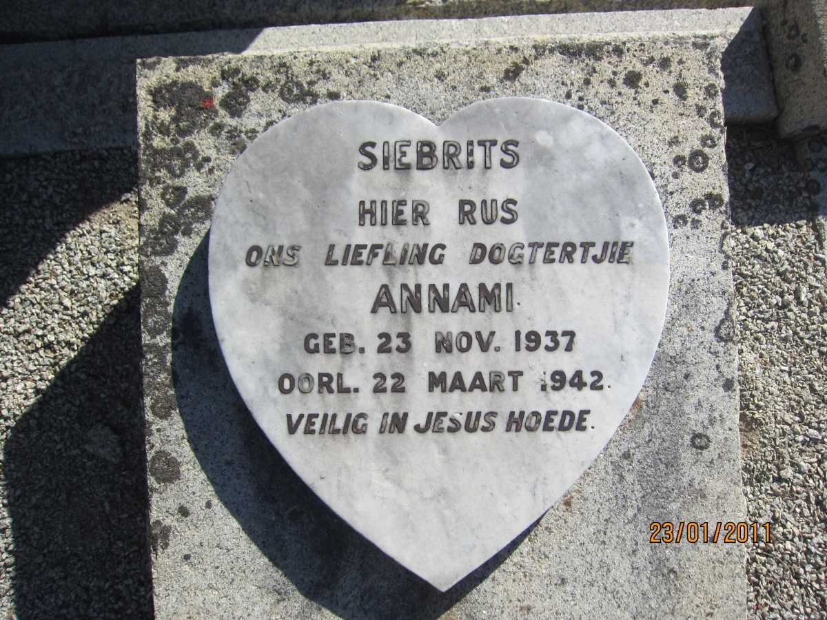 SIEBRITS Annami 1937-1942