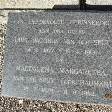 SPUY van der :: HAUMAN :: BEHRMANN