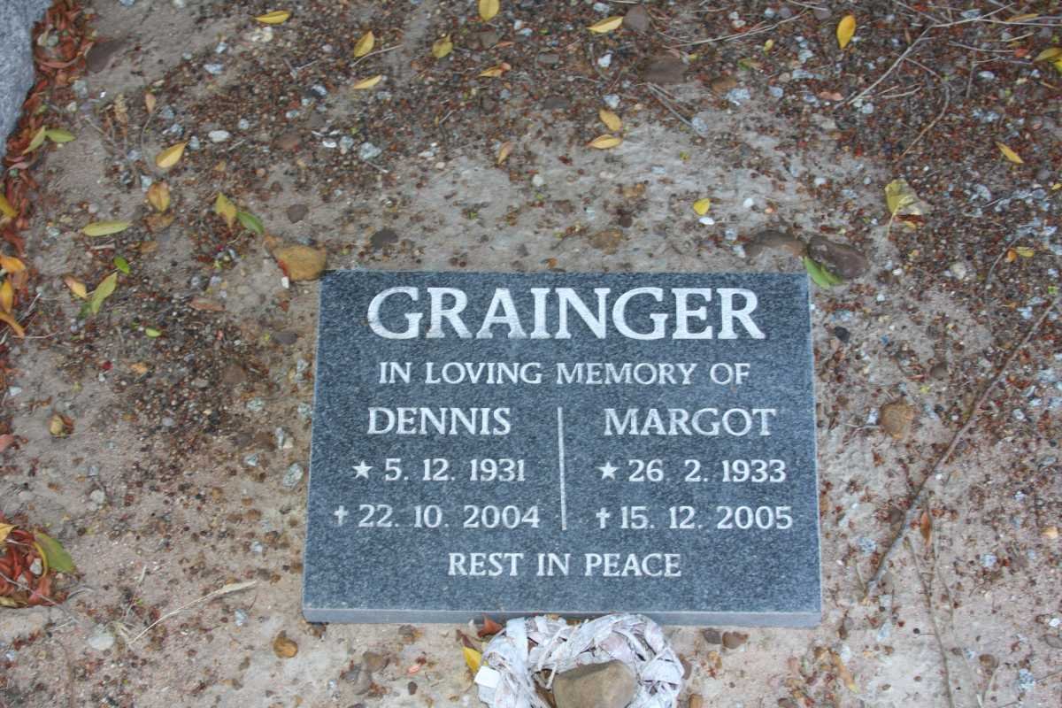 GRAINGER Dennis 1931-2004 &amp; Margot 1933-2005