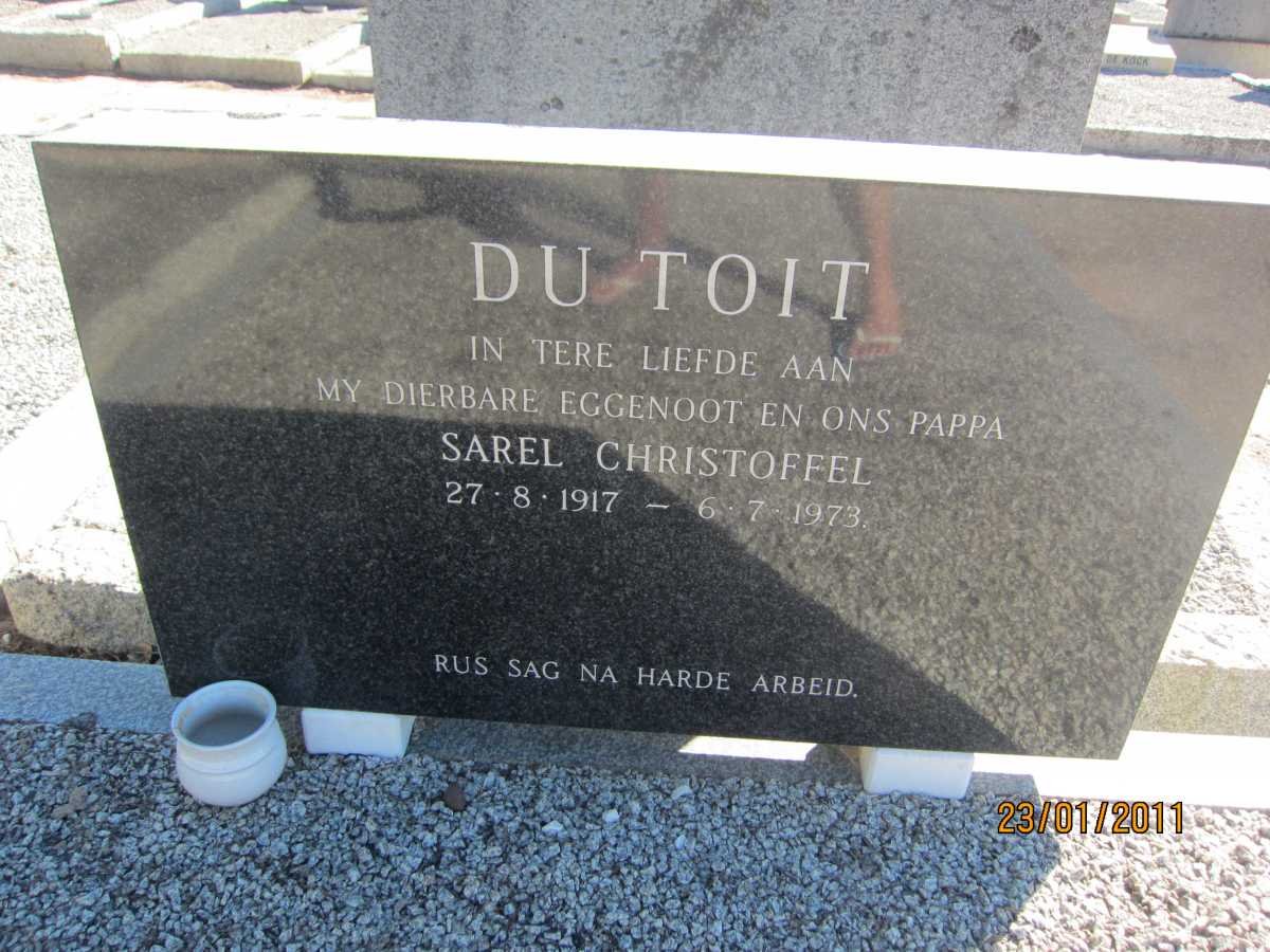 TOIT Sarel Christoffel, du 1917-1973