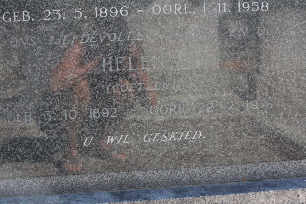 TOIT Helena, du nee COETZER  1892-1976