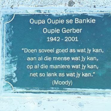 GERBER Oupie 1942-2001