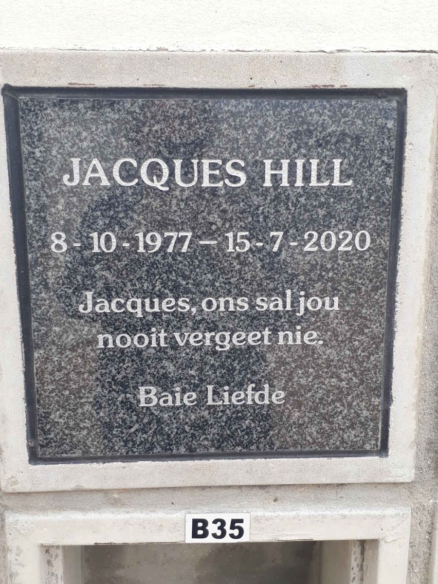 HILL Jacques 1977-2020