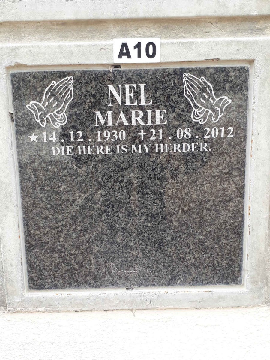 NEL Marie 1930-2012