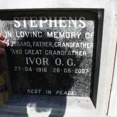 STEPHENS Ivor O.G. 1918-2007