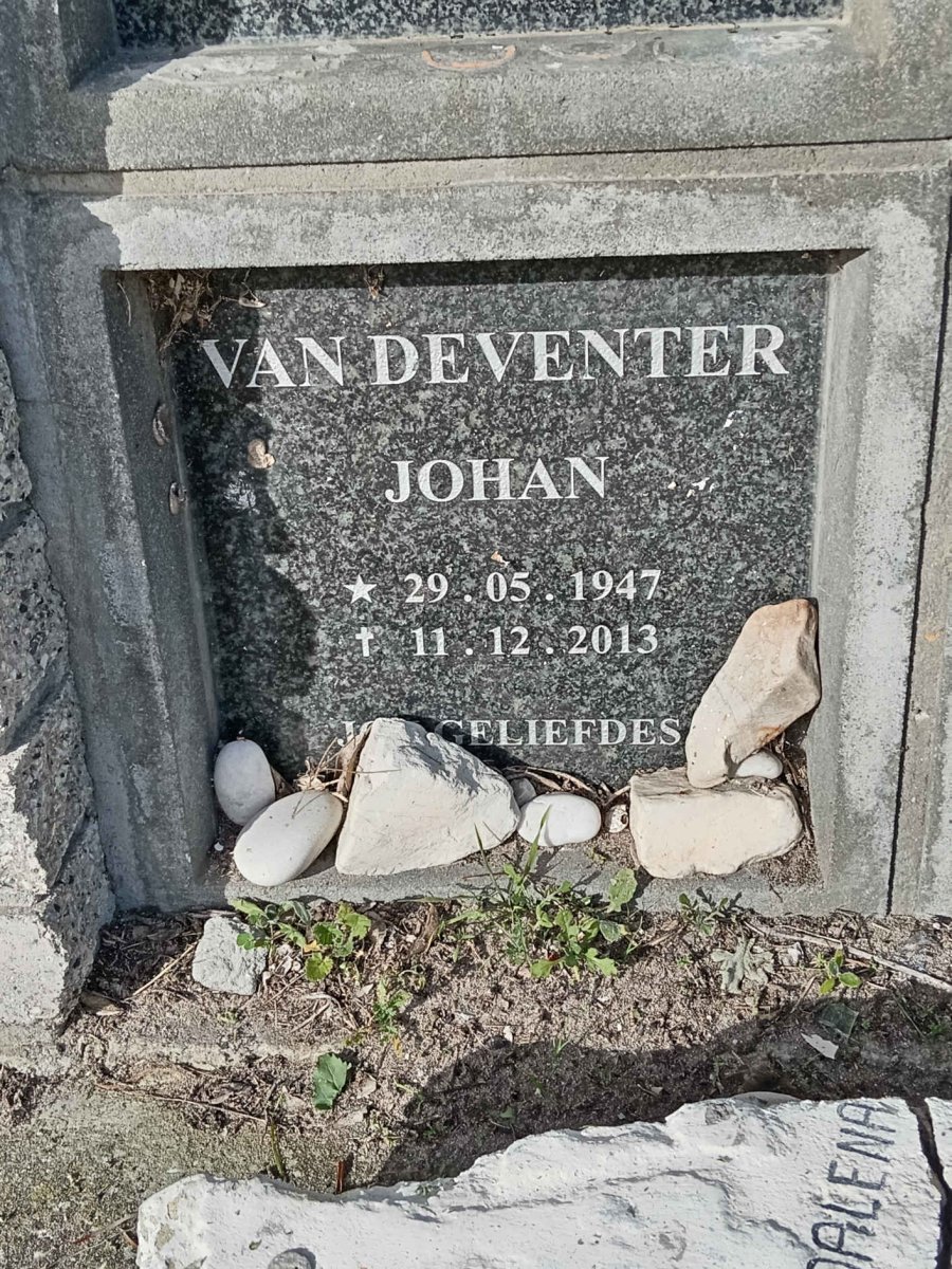DEVENTER Johan, van 1947-2013