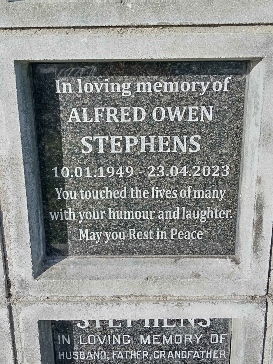 STEPHENS Alfred Owen 1949-2023