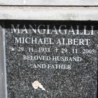 MANGIAGALLI Michael Albert 1933-2005