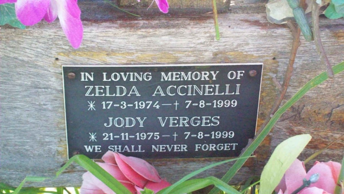 ACCINELLI Zelda 1974-1999 :: VERGES Jody 1975-1999
