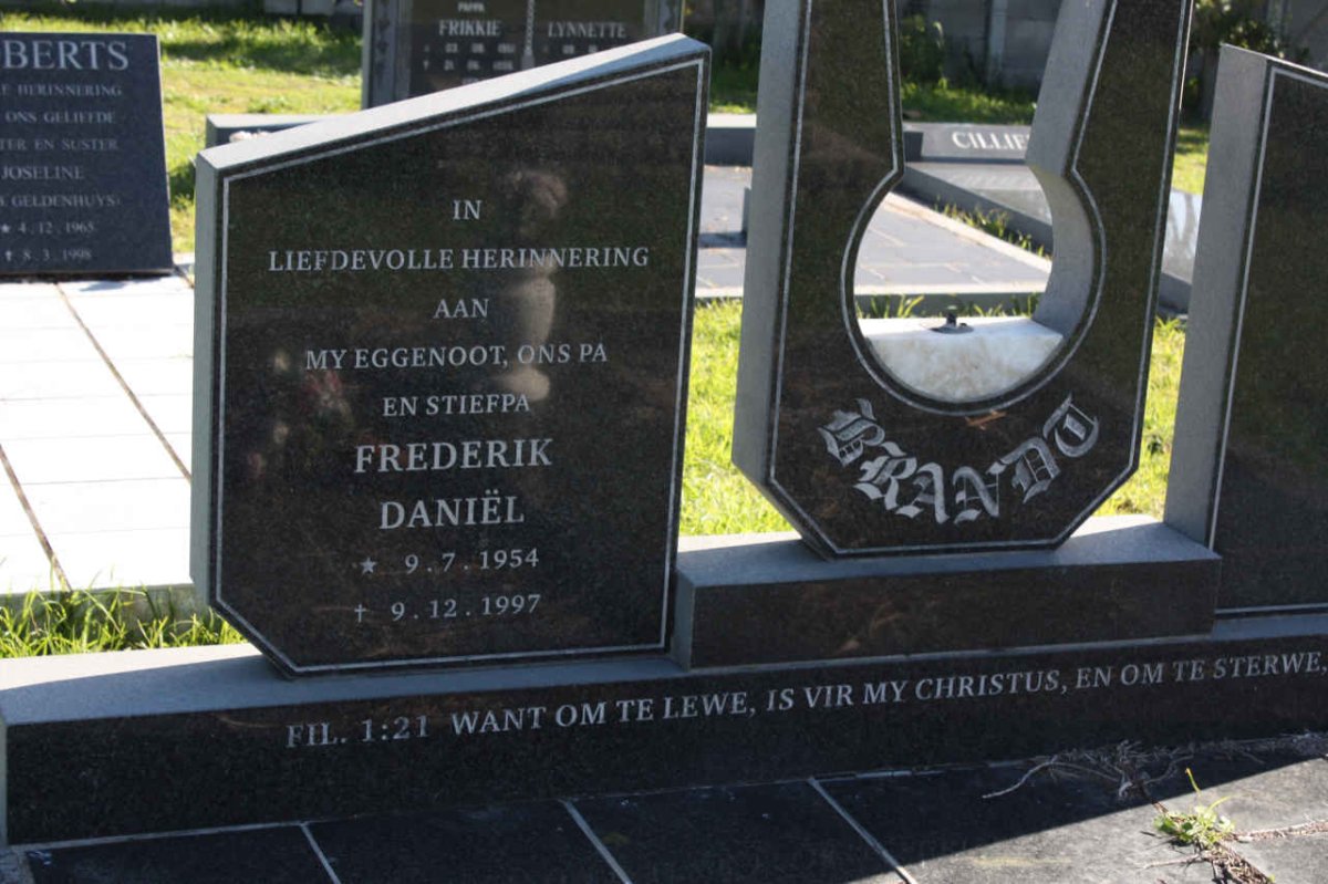 BRANDT Frederik Daniel 1954-1997