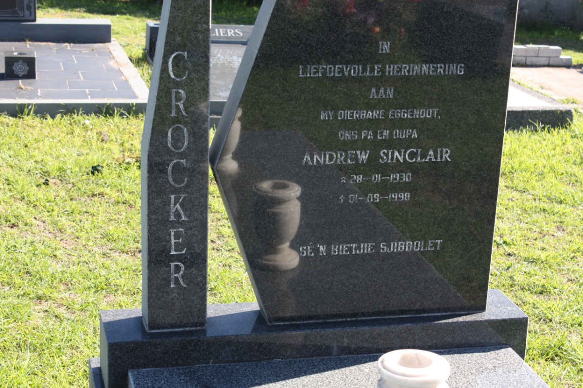 CROCKER Andrew Sinclair 1930-1998