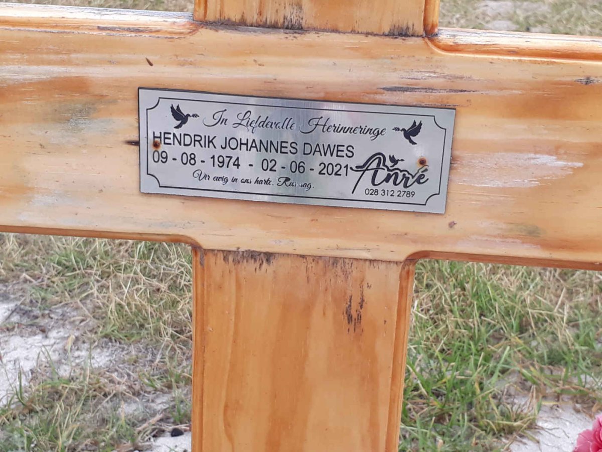 DAWES Hendrik Johannes 1974-2021