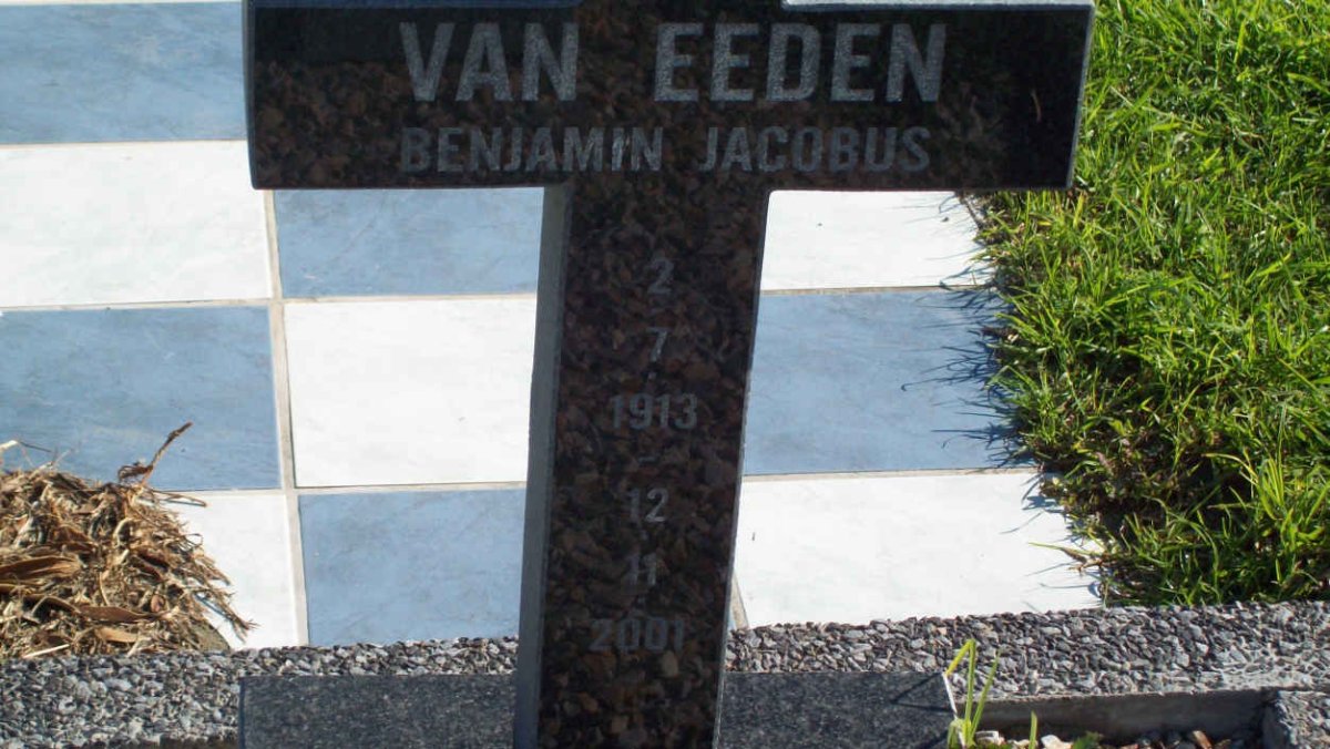 EEDEN Benjamin Jacobus, van 1913-2001