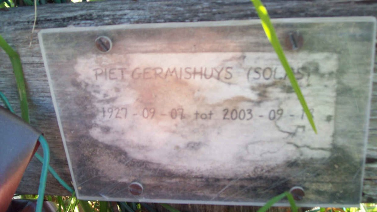 GERMISHUYS Piet 1927-2003