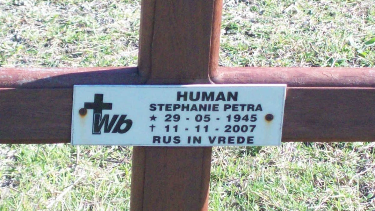 HUMAN Stephanie Petra 1945-2007