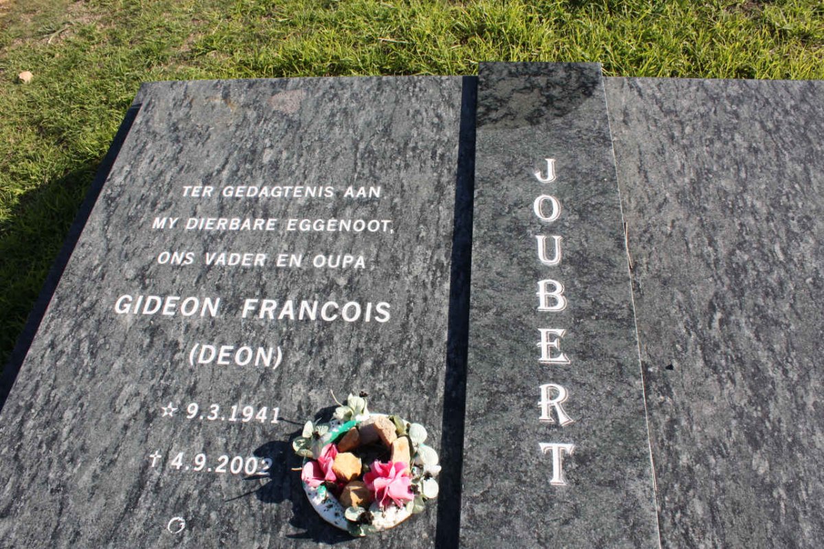 JOUBERT Gideon Francois 1941-1001
