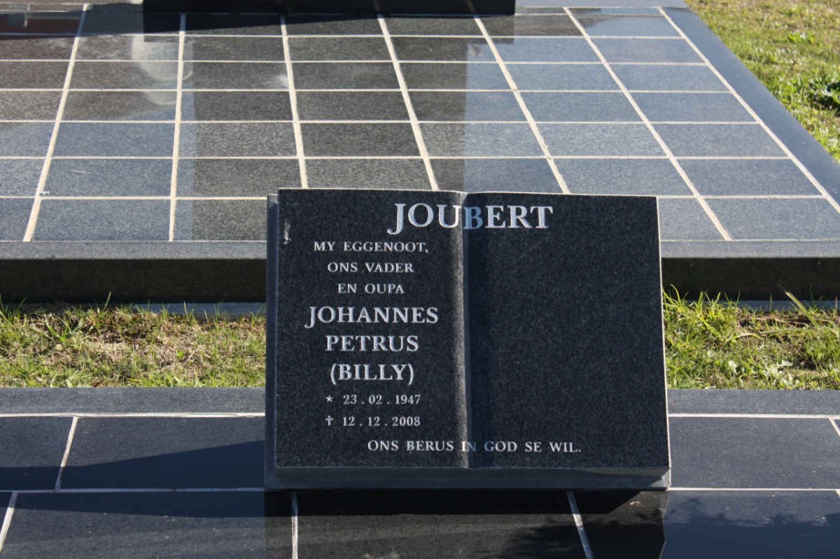 JOUBERT Johannes Petrus 1947-2008
