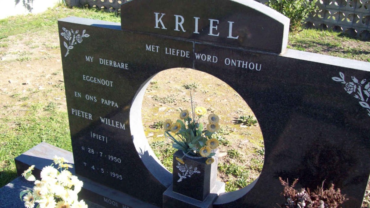 KRIEL Pieter Willem 1950-1995