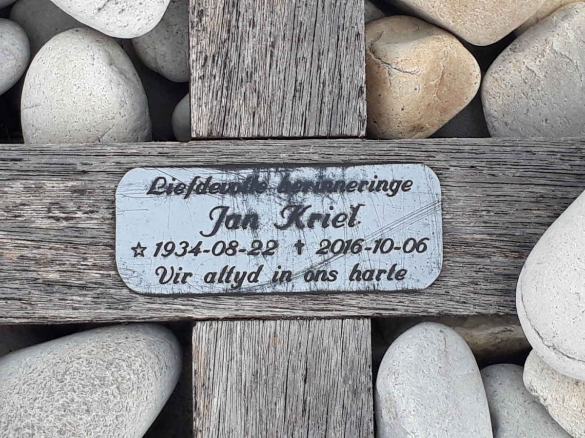 KRIEL Jan 1934-2016