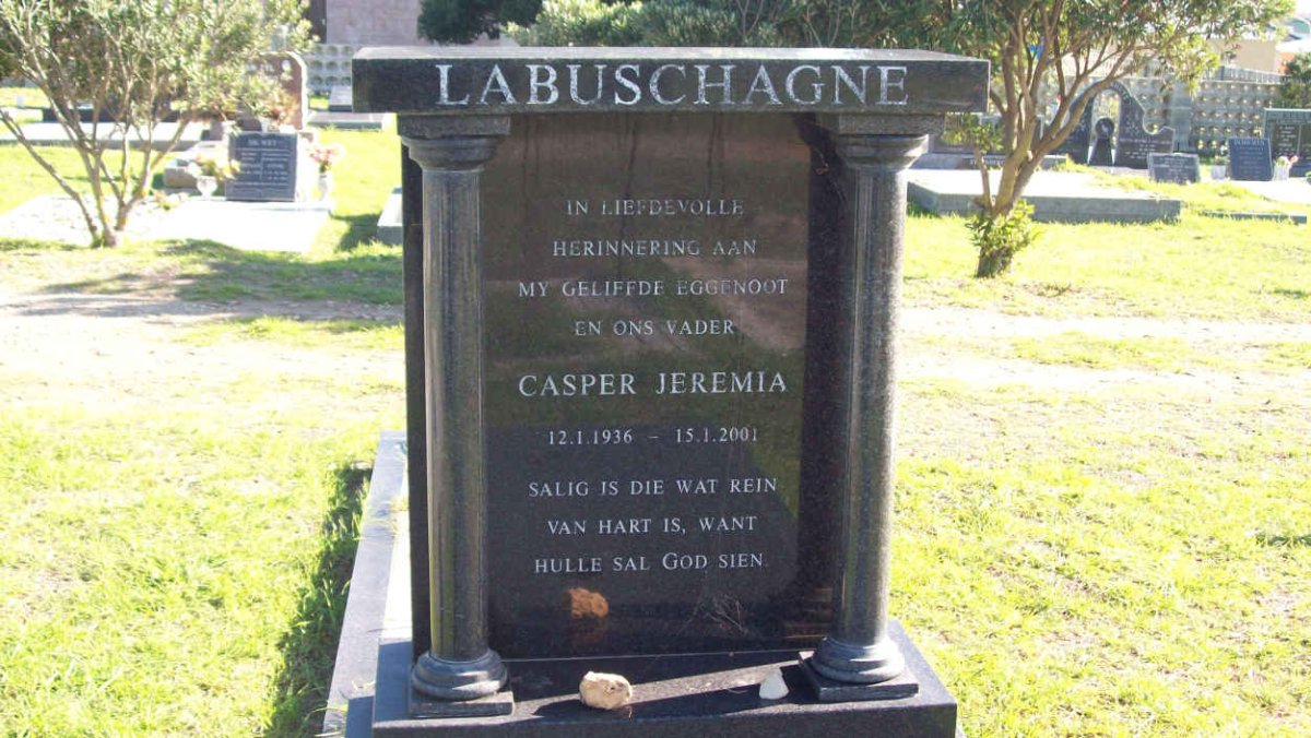 LABUSCHAGNE Casper Jeremia 1936-2001
