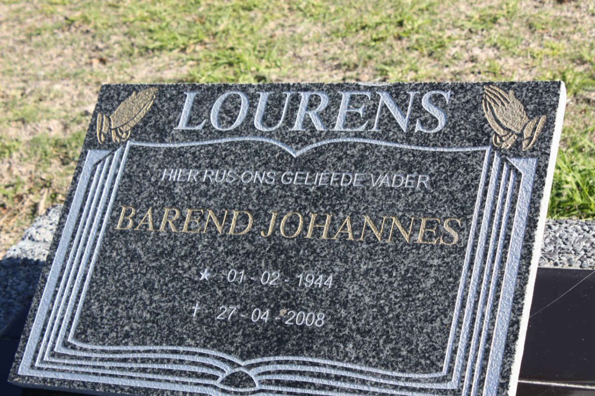 LOURENS Barend Johannes 1944-2008