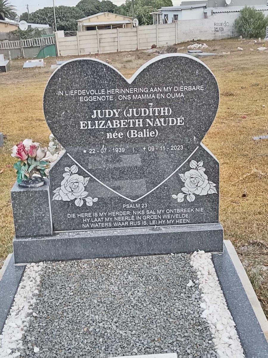 NAUDE Judith Elizabeth 1939-2023