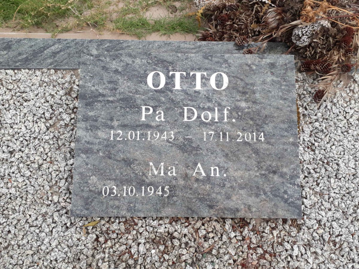 OTTO Dolf 1943-2014 &amp; An 1945-