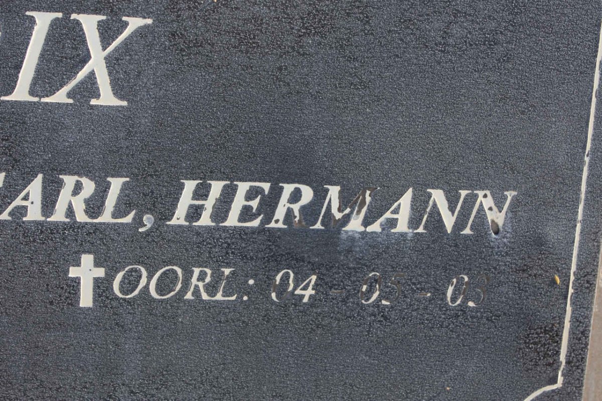 RIX Bernhard Carl Hermann 1980-2003