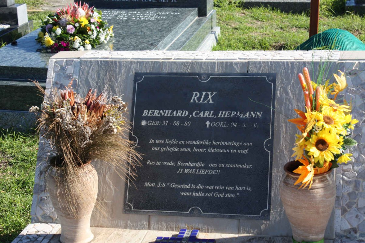 RIX Bernhard Carl Hermann 1980-2003
